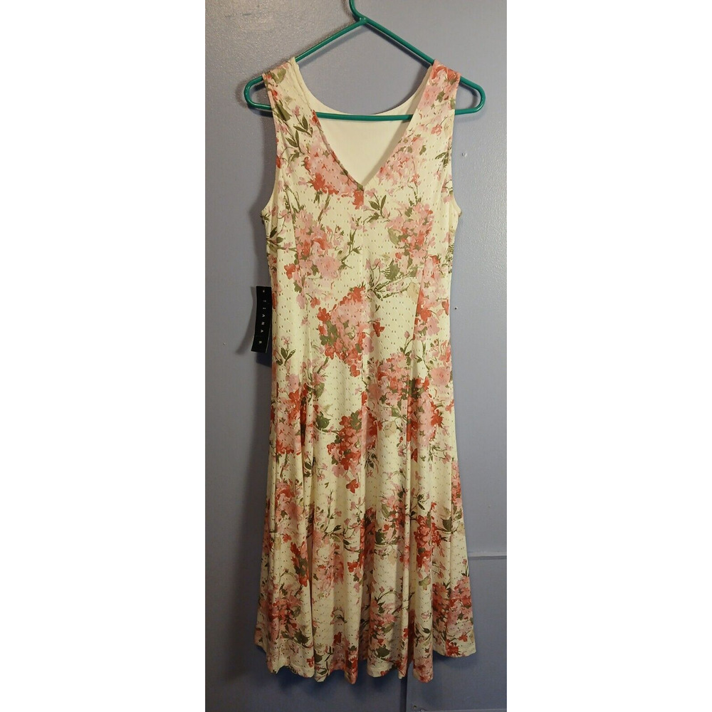 TIANA B. Women's Multicolored Floral Sleeveless Maxi Dress Size 6 NWT - Picture 2 of 6